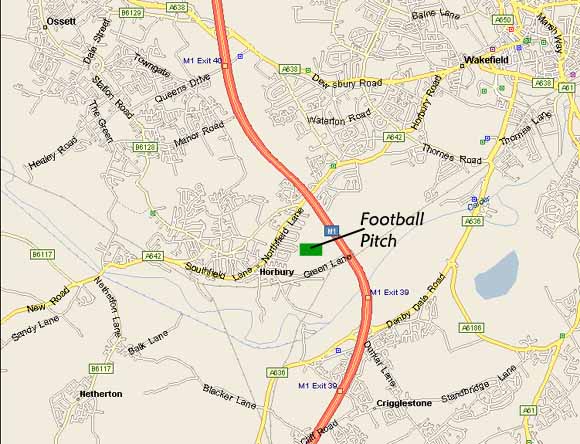 Shepherds Arms - Football Pitch - Distance