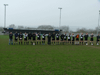 The Shepherds Arms line up for the final against Flanshaw