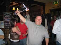 Jimmy Bradley with his hands on the cup - AGAIN!!!!!